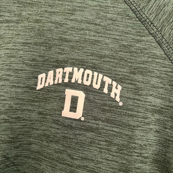 Dartmouth Womens Performance Pullover Charles River Size L Spacedye Forest Green - Picture 6 of 8